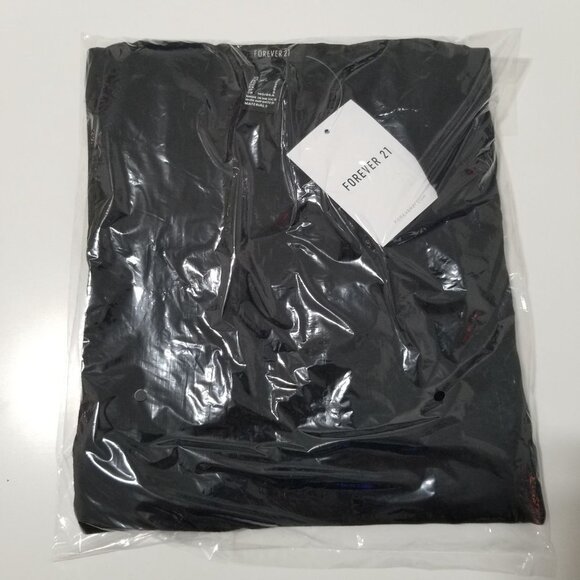 NWT FOREVER‎ 21 Long-Sleeve Cutout Bodysuit Size S Color Black - Picture 6 of 7